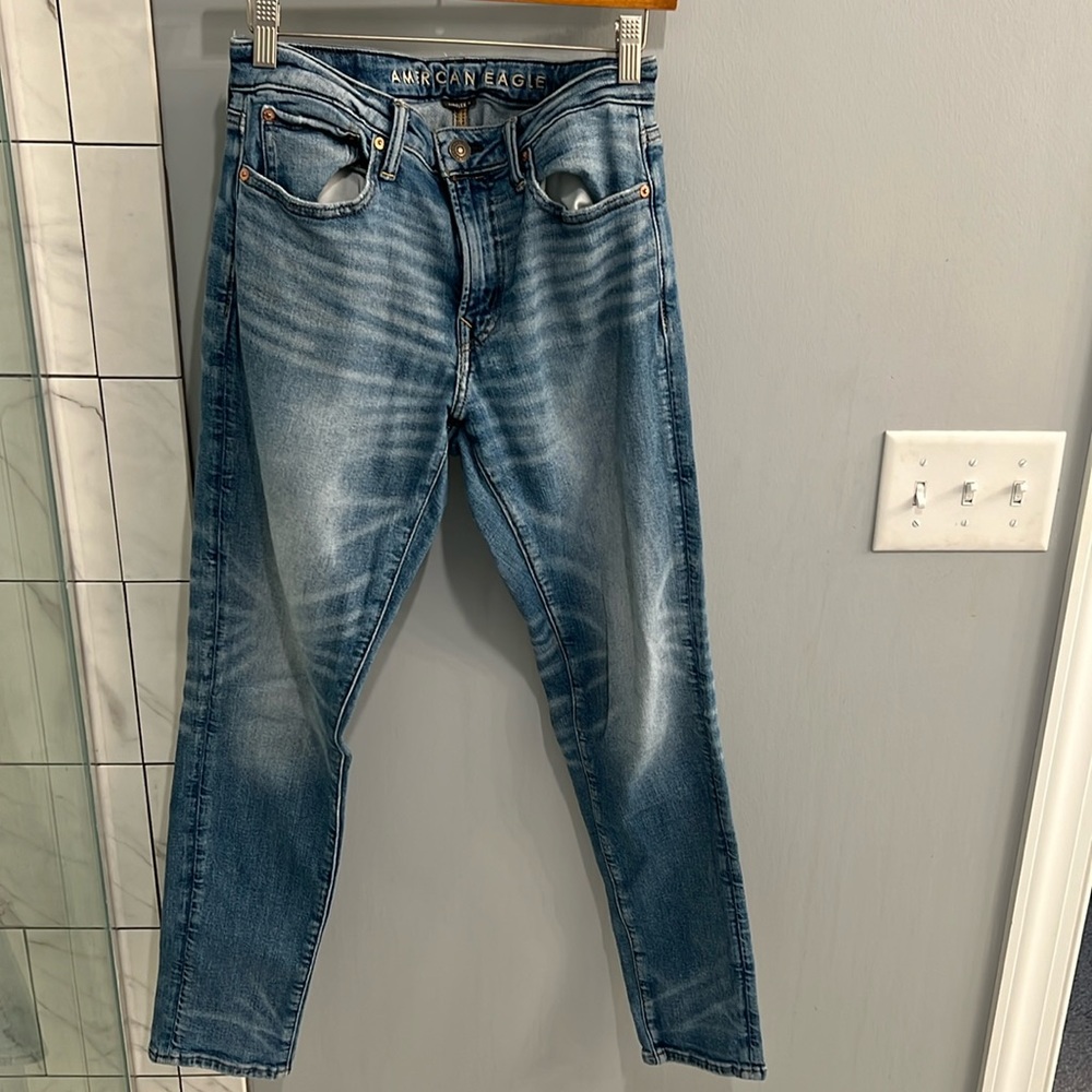 American Eagle Athletic Skinny Jean Size 29x32